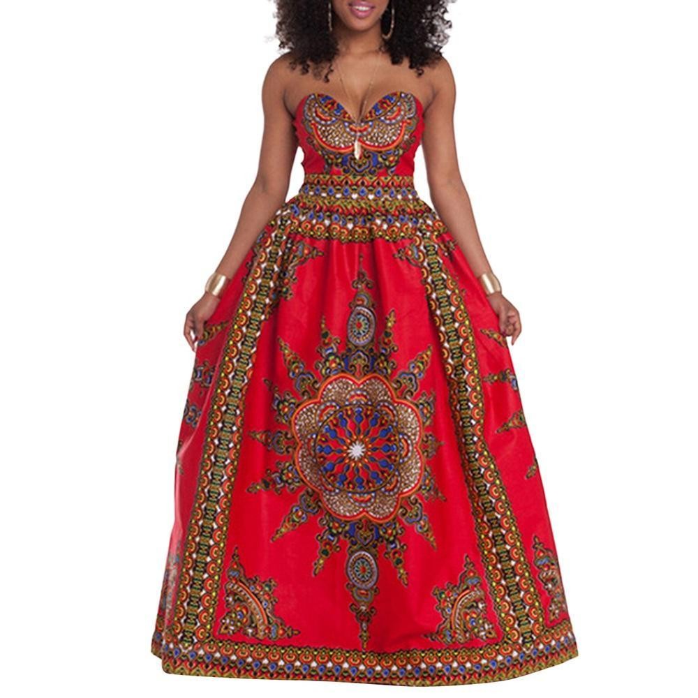 sleeveless african dress