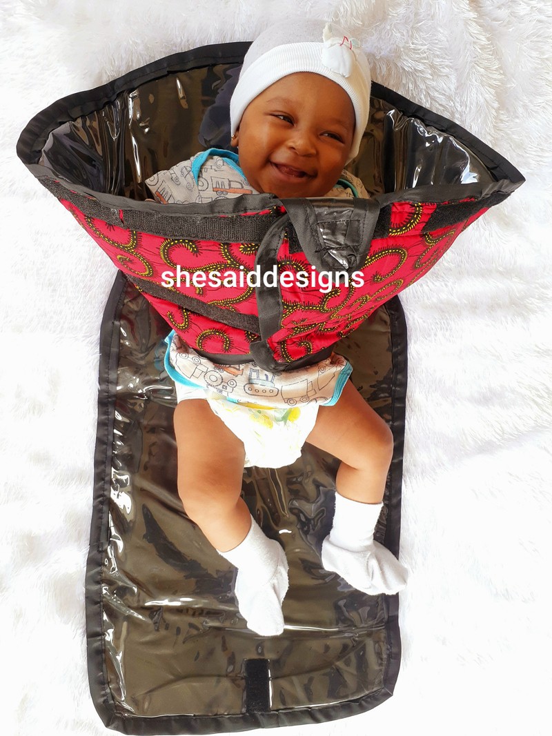 baby changing mat that keeps hands away