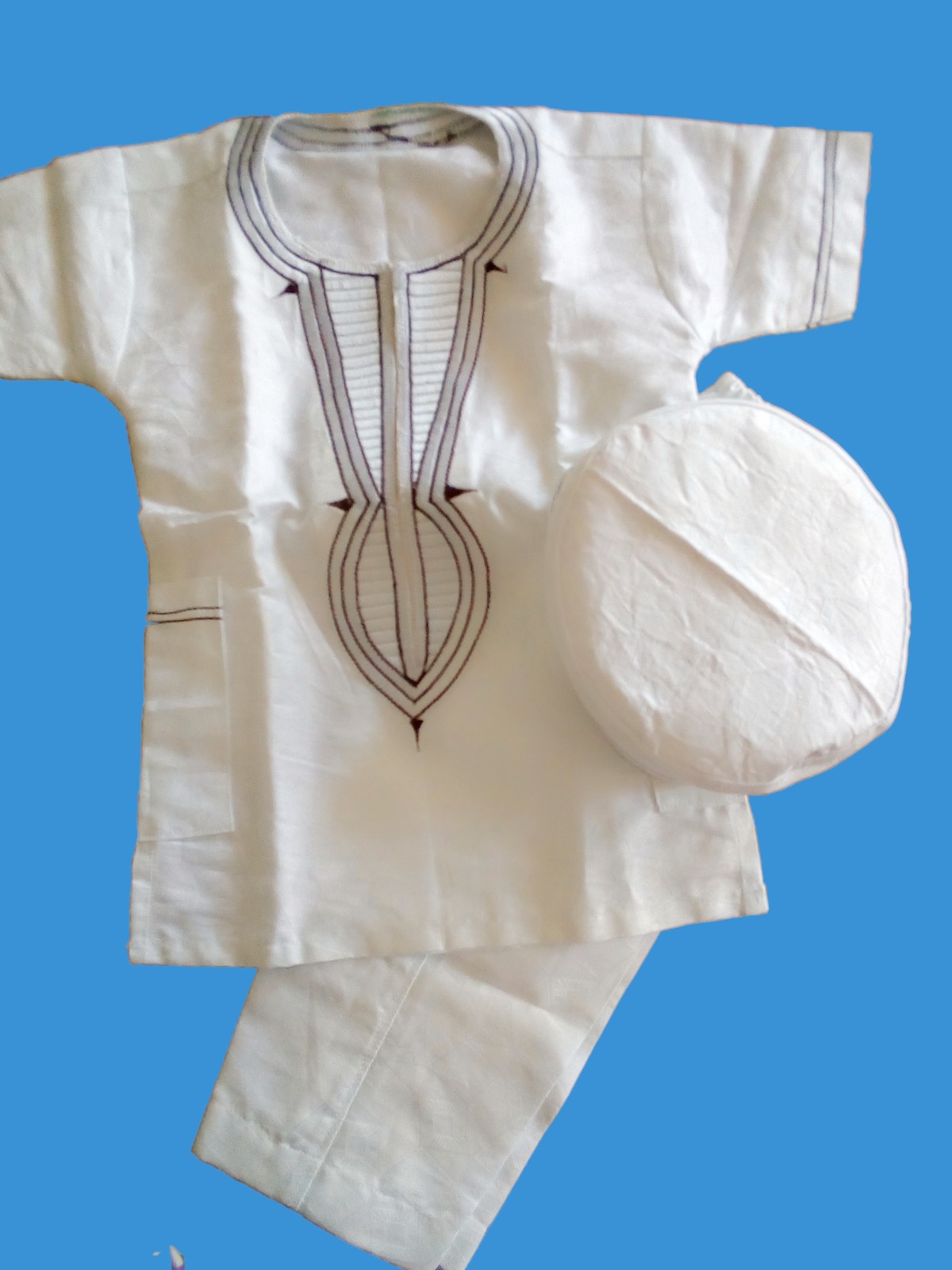 Baby Set In Embroidered Bazin By Winiga Joy Baby Clothes Afrikrea