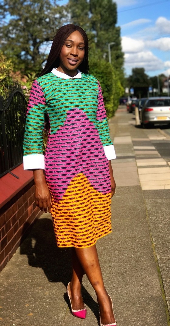 ankara midi dresses