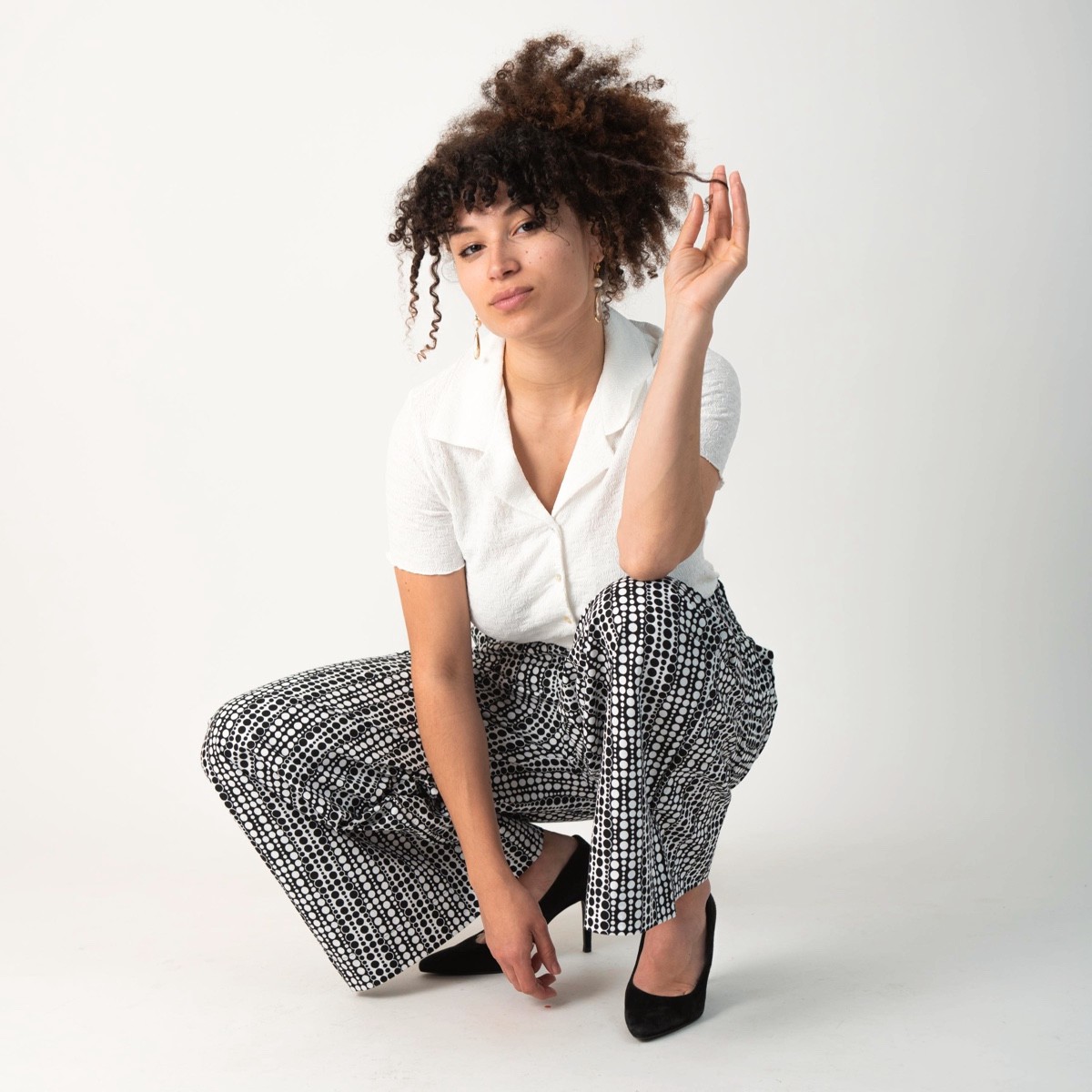 Pantalon Chic à Pinces Couleur Sable - HIGH USE (ex Girbaud) - Taille 40 FR / 38D / W30 - Neuf Avec étiquettes