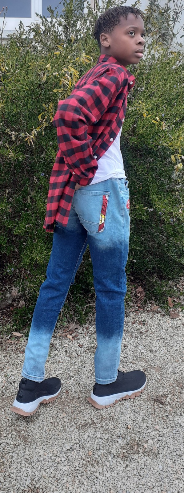 Jeans pants customized in wax by 