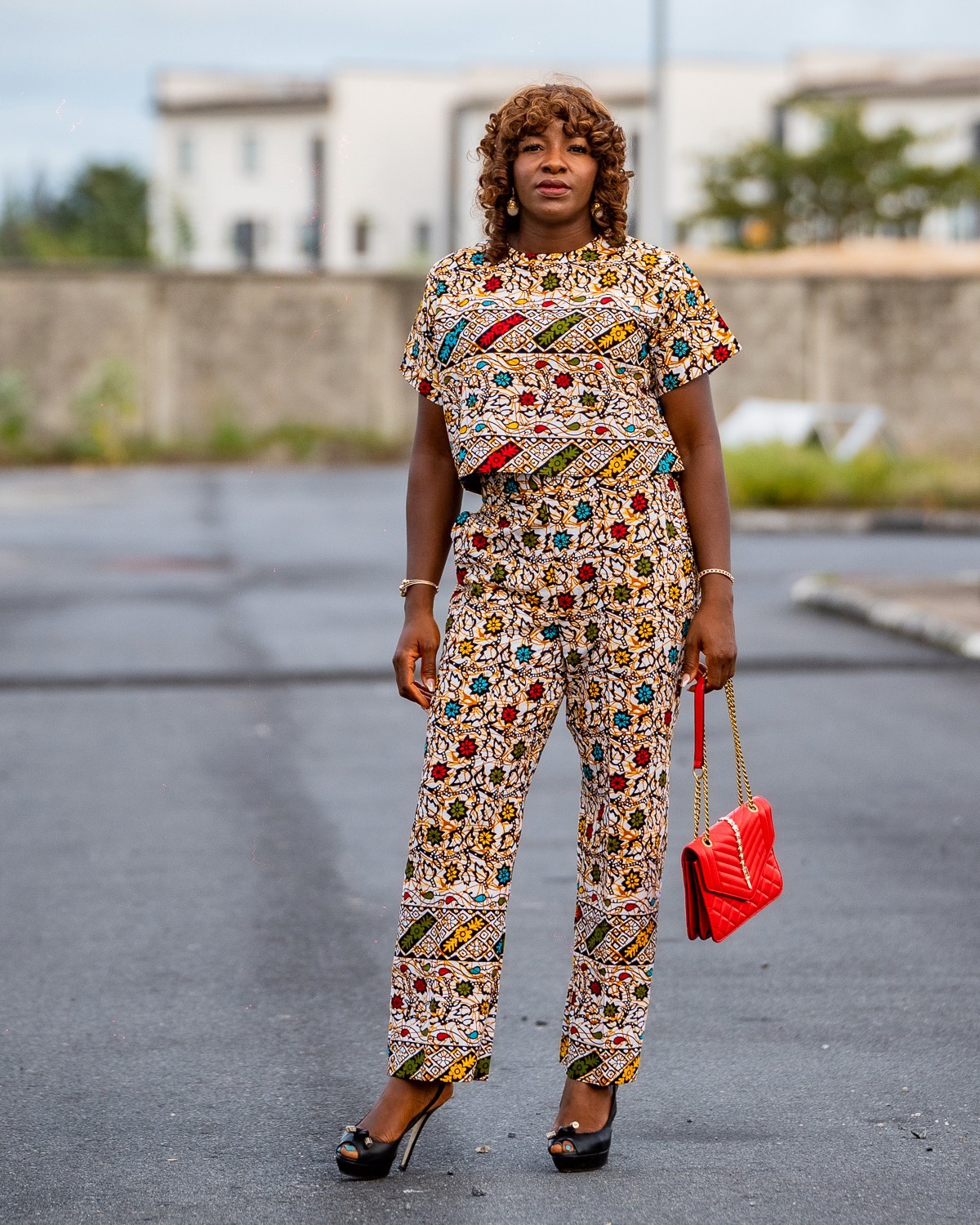 Nyanga Crop top & Palazzo trousers by afrikaentle pieces