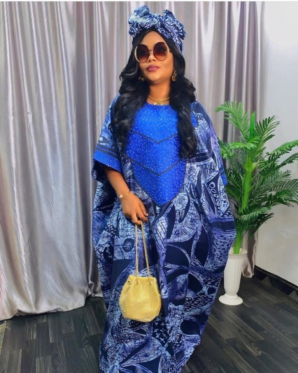 Rich Aunty Vibes Adire BuBu/Agbada/BouBou