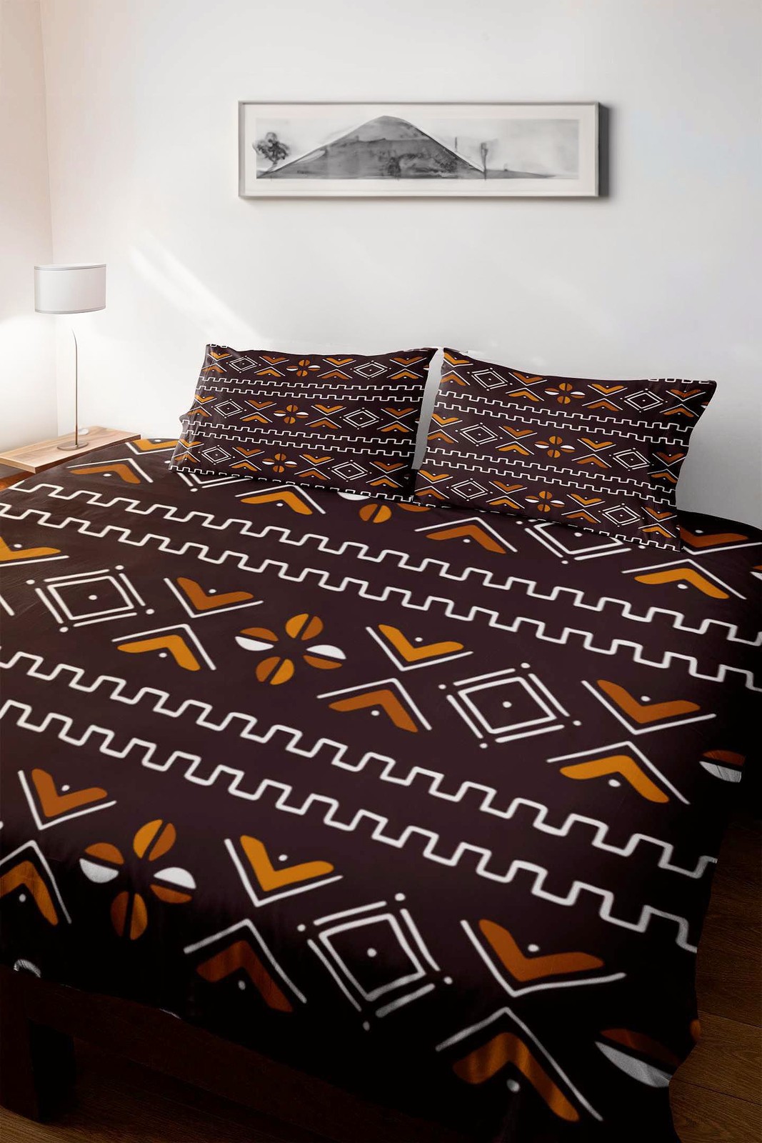 African Print Comforter Sets Original Bedding Bogolan Print(DO LET US K Afrikrea