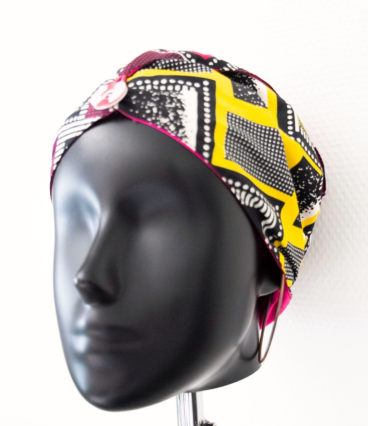 Bonnet De Bain Pour Cheveux Afro Bonnet Edah wax & satin par etchy - Accessoires pour cheveux - Afrikrea