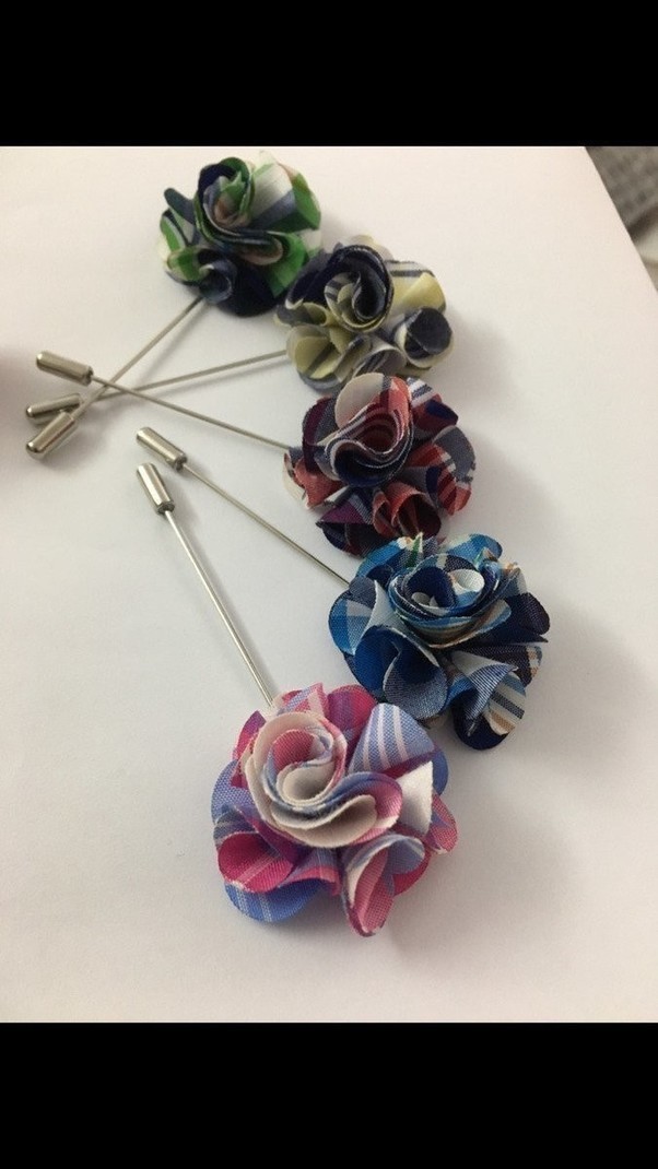 Chassiroma Broche n/œud papillon en tissu pour homme et femme