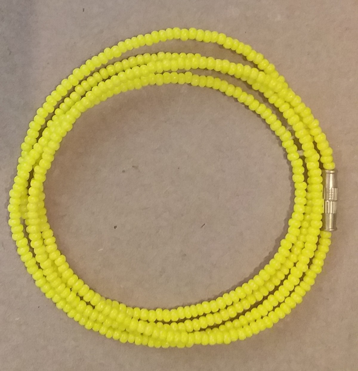 yellow waist beads