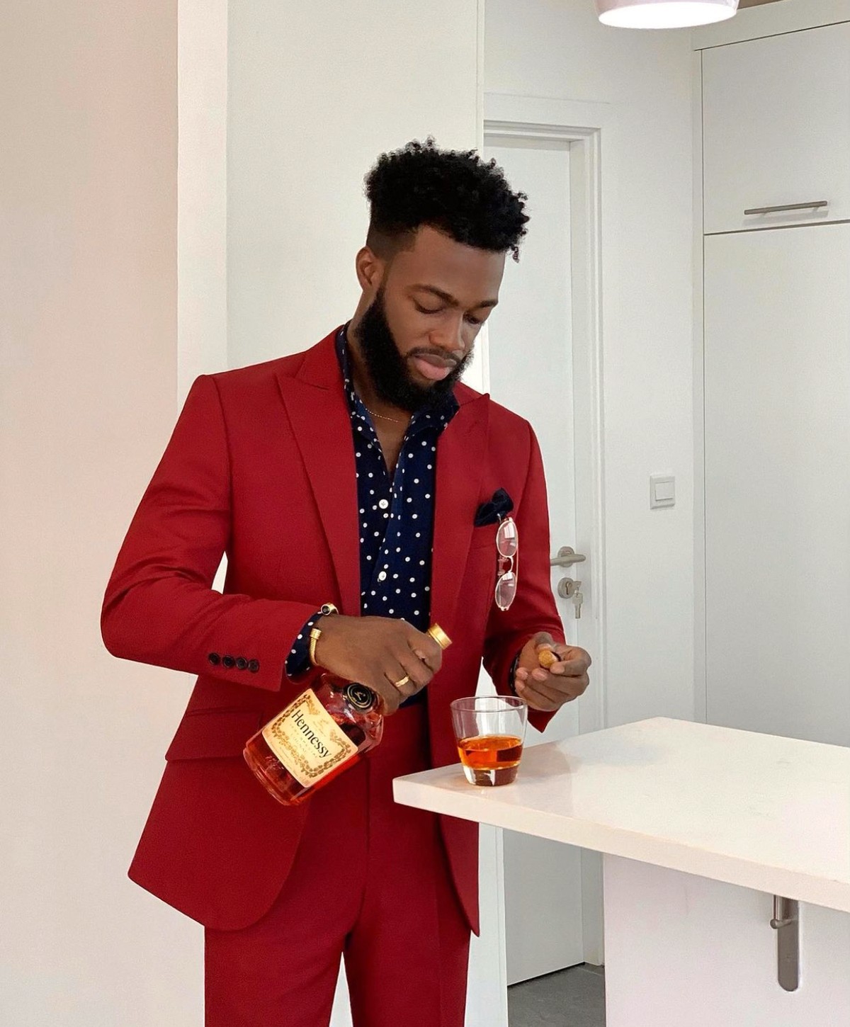 Red Two Piece Suit by weddingsuits Men's Suits Afrikrea