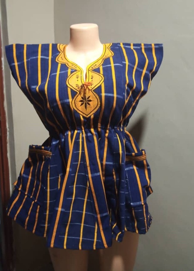 mid length smock dress