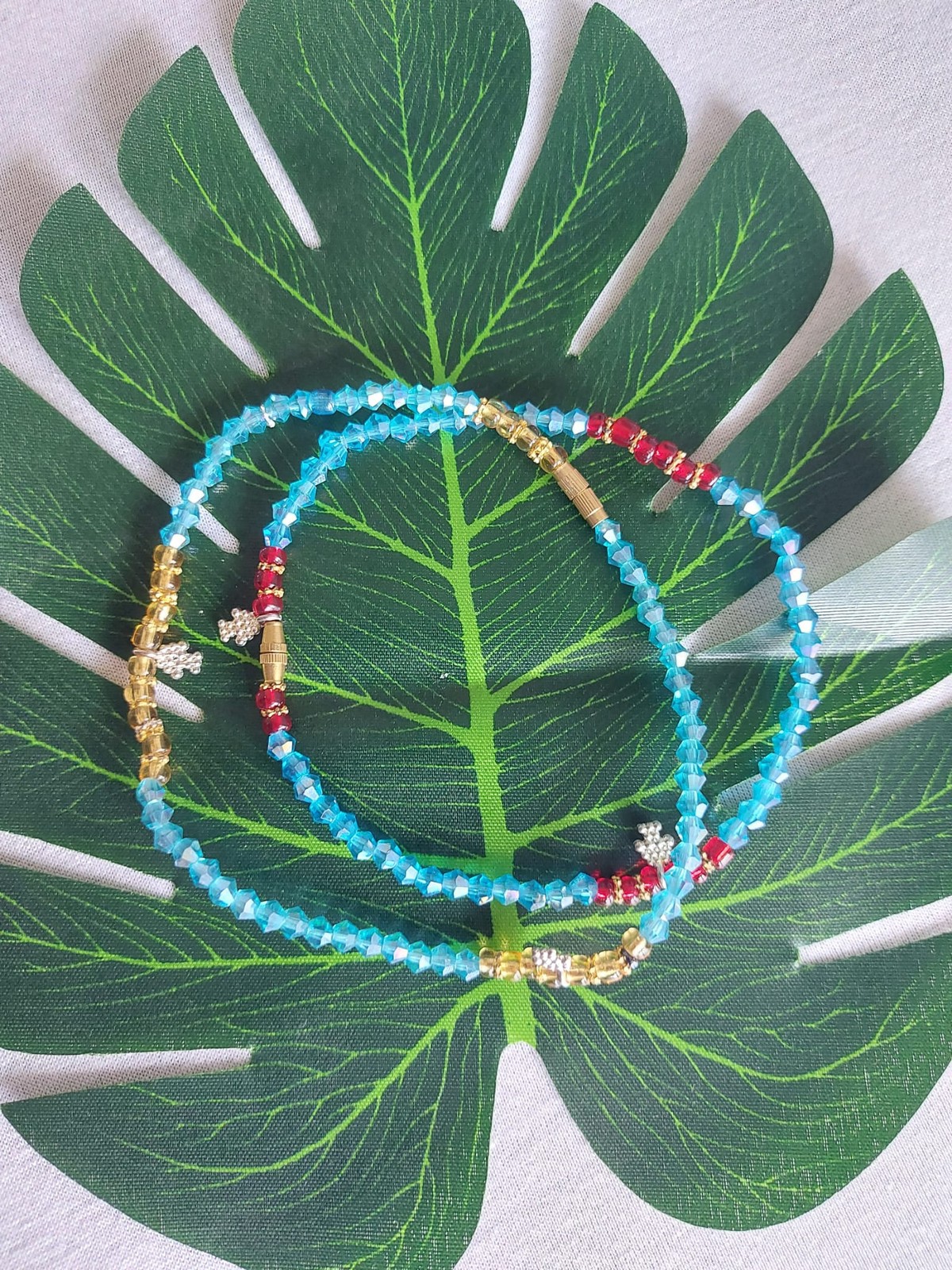 ankle beads by lesmerveilles Ankle chains and bracelets Afrikrea