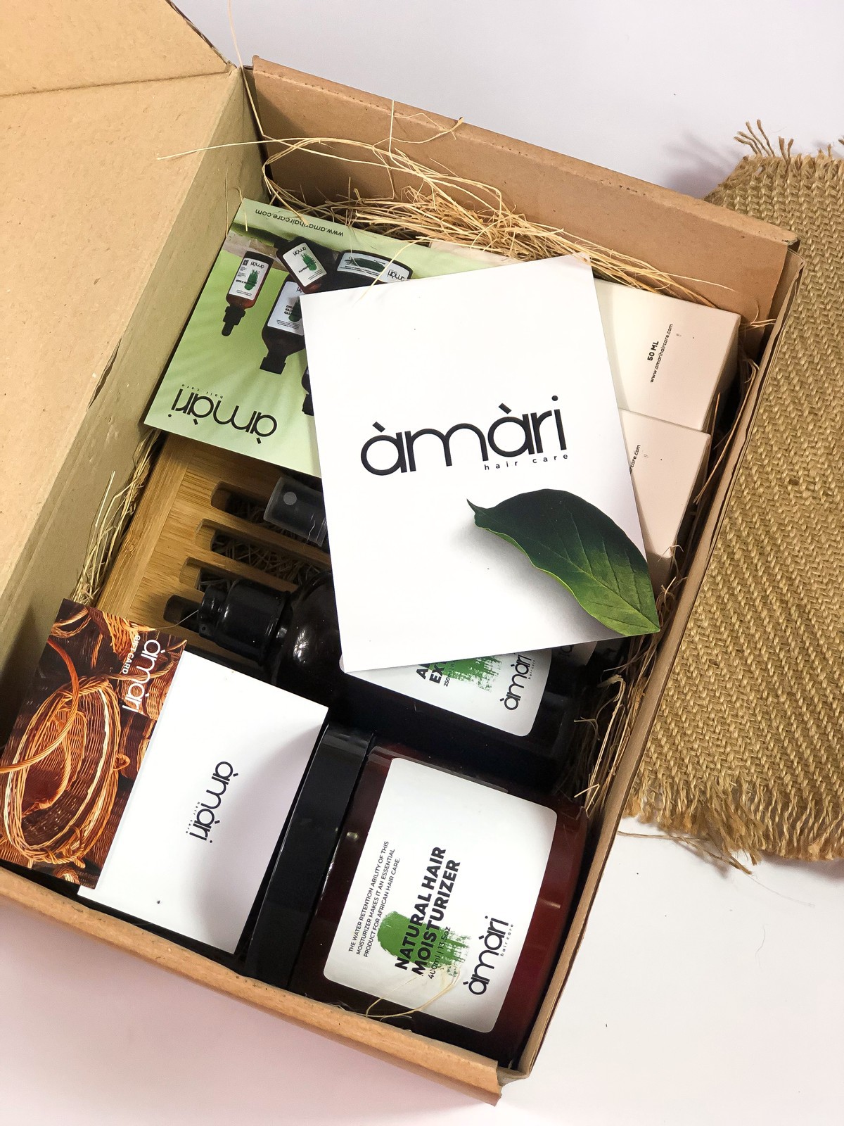 Amari Hair Care Gift Box! by amarihaircare Beauty Sets Afrikrea