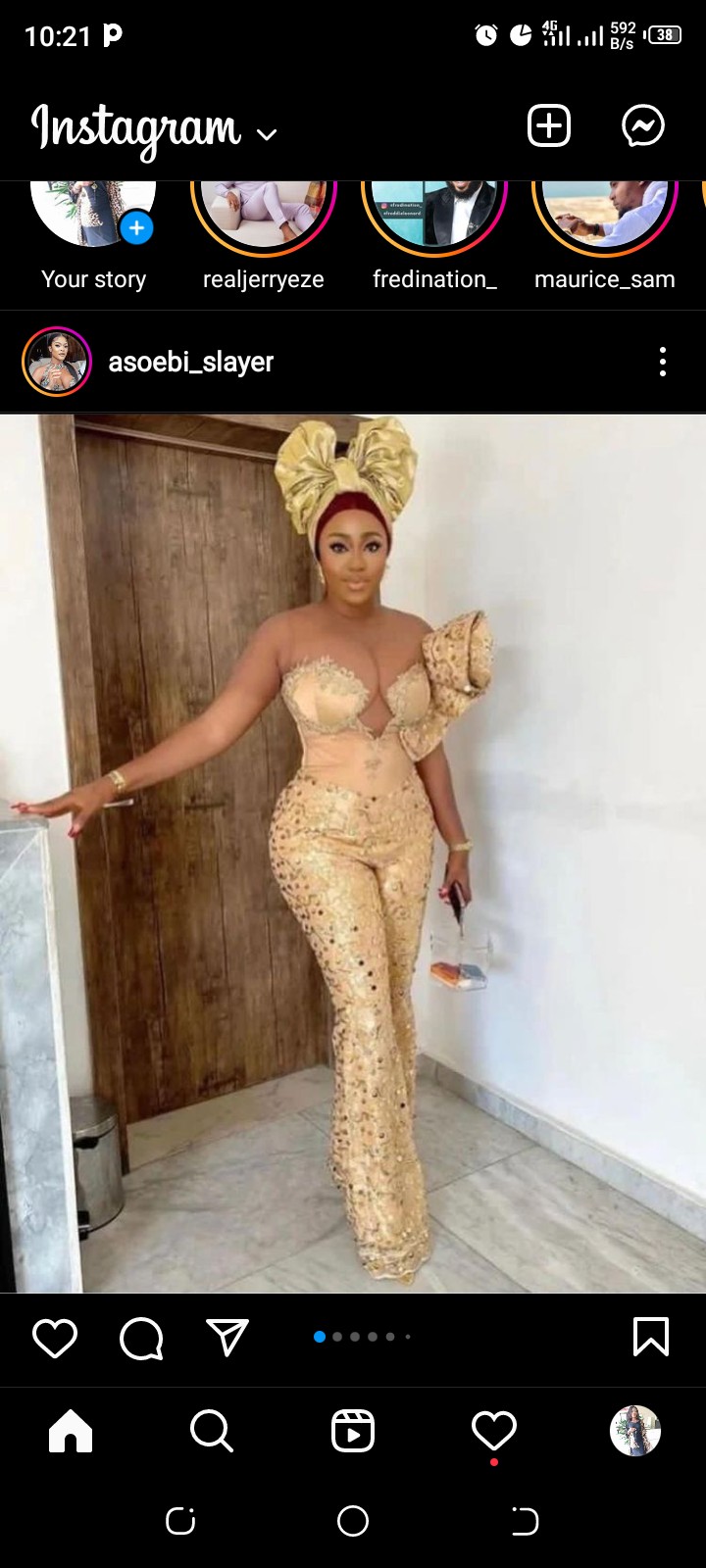 Designed African jumpsuit by photo