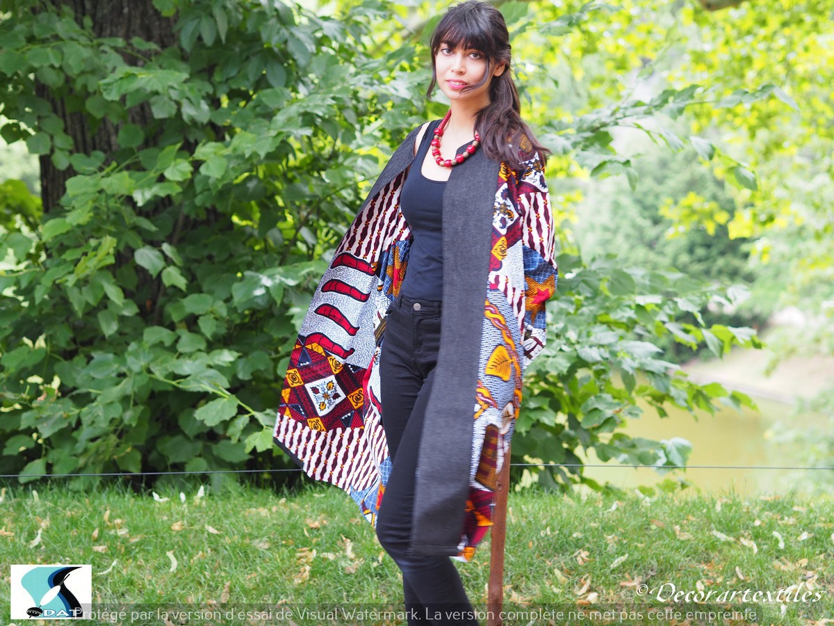 kimono jacket red