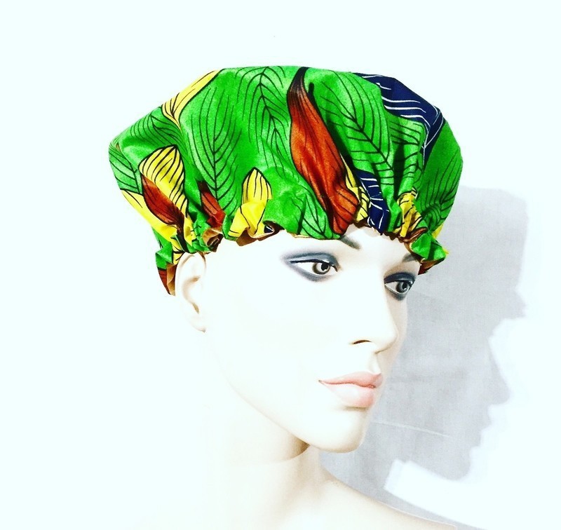 bonnet soie cheveux afro