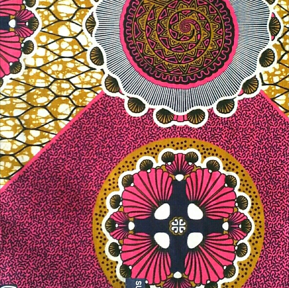 wax African fabric coupon