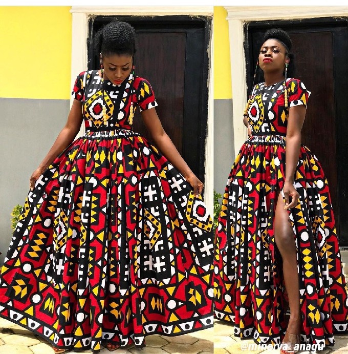 african print maxi dresses