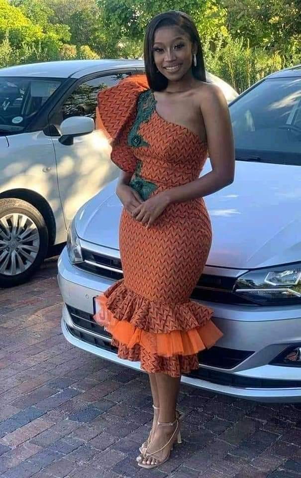 African print mermaid dress by padikiesatelier - Mid-length Dresses -  Afrikrea