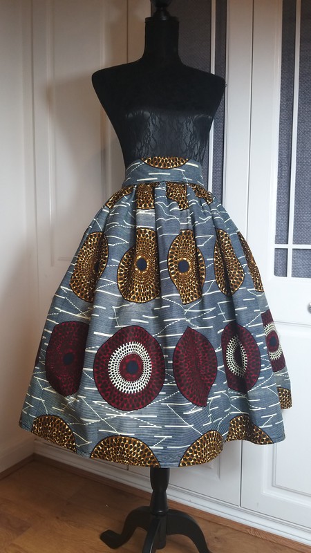 full gathered skirt dress