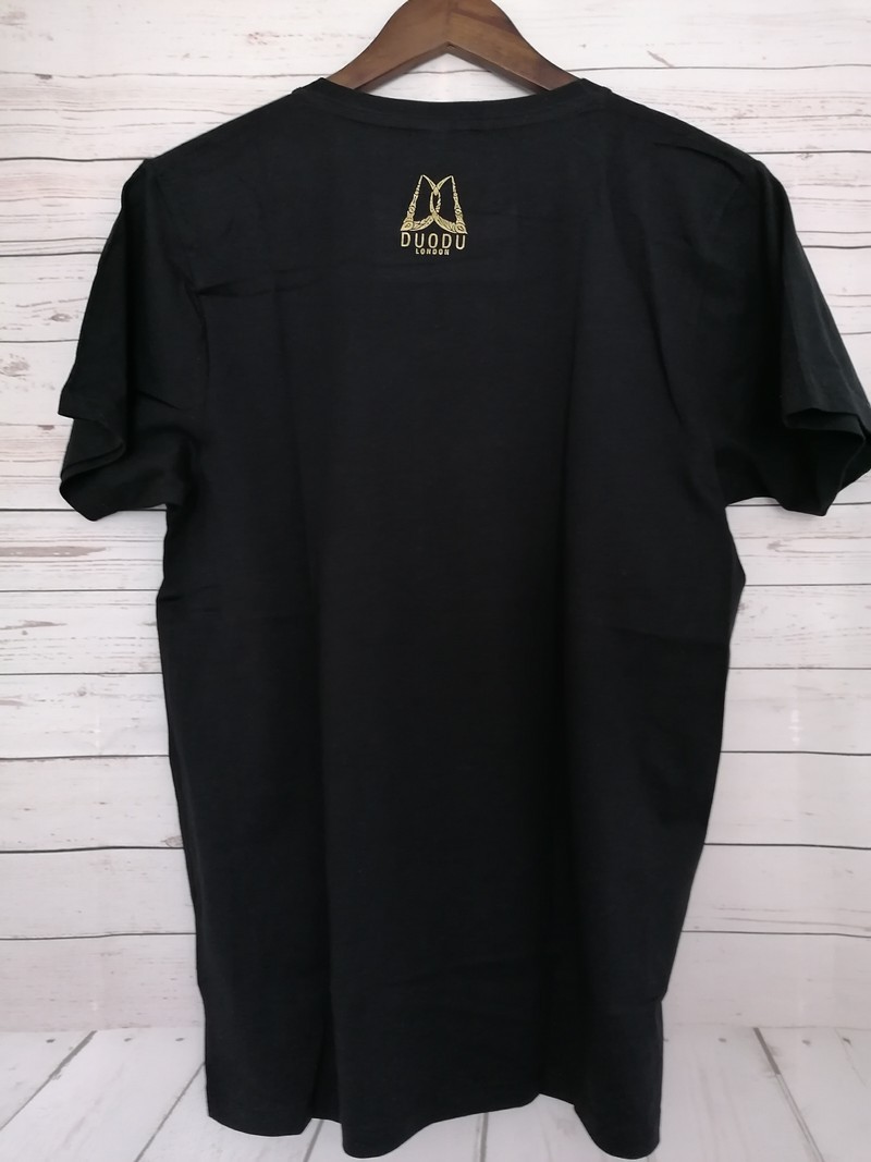 Mask African Tshirt Black Unisex