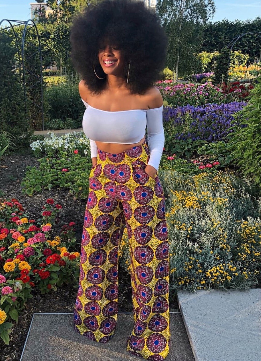 African print Pant, African wax dress 