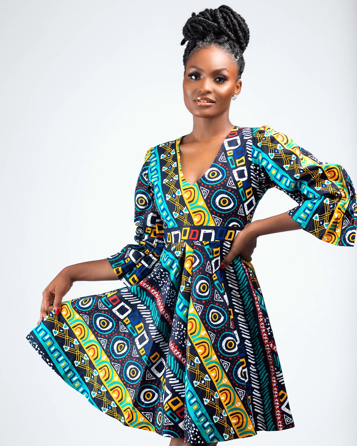 ROBE MIDI KAKA par mytribe Robes Mi-longues ANKA