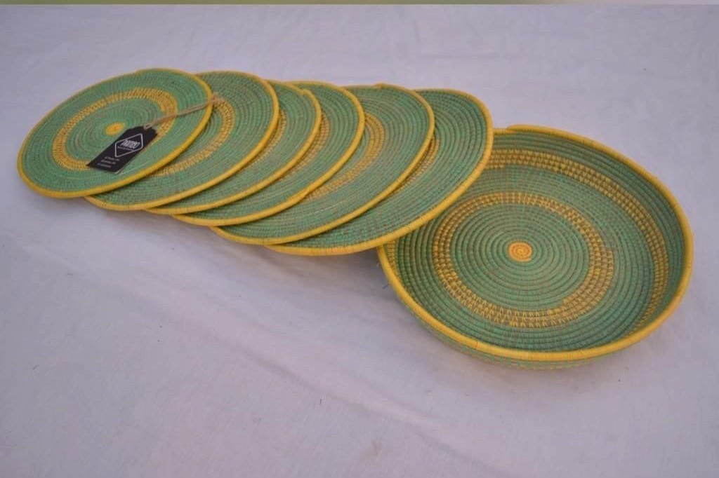 8 pcs Maasai hand woven table mats by deeafricanawear Kitchen accesso