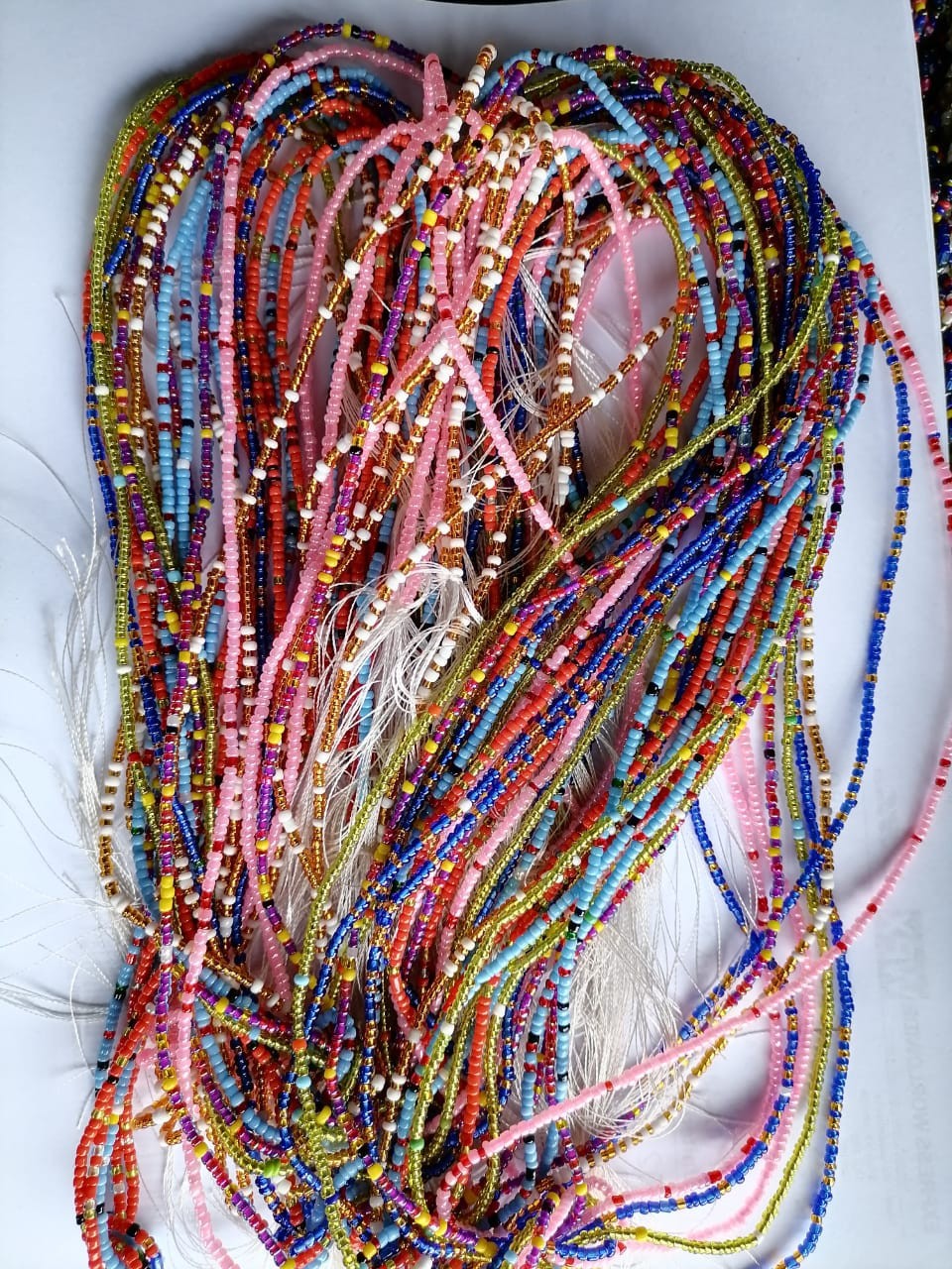 100 Waist beads , African waist beads , wholesale waist beads/ bulk wai