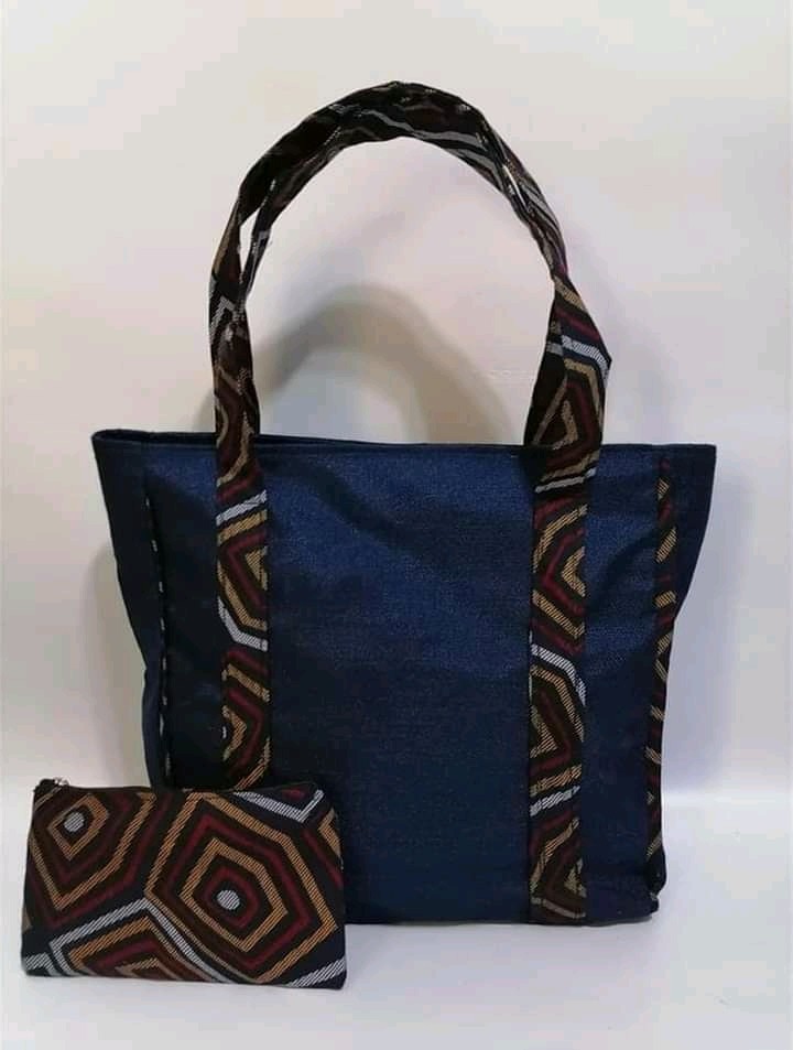 Ankara print tote bag, African print wax bag, Kenyan tote bag, Kitenge