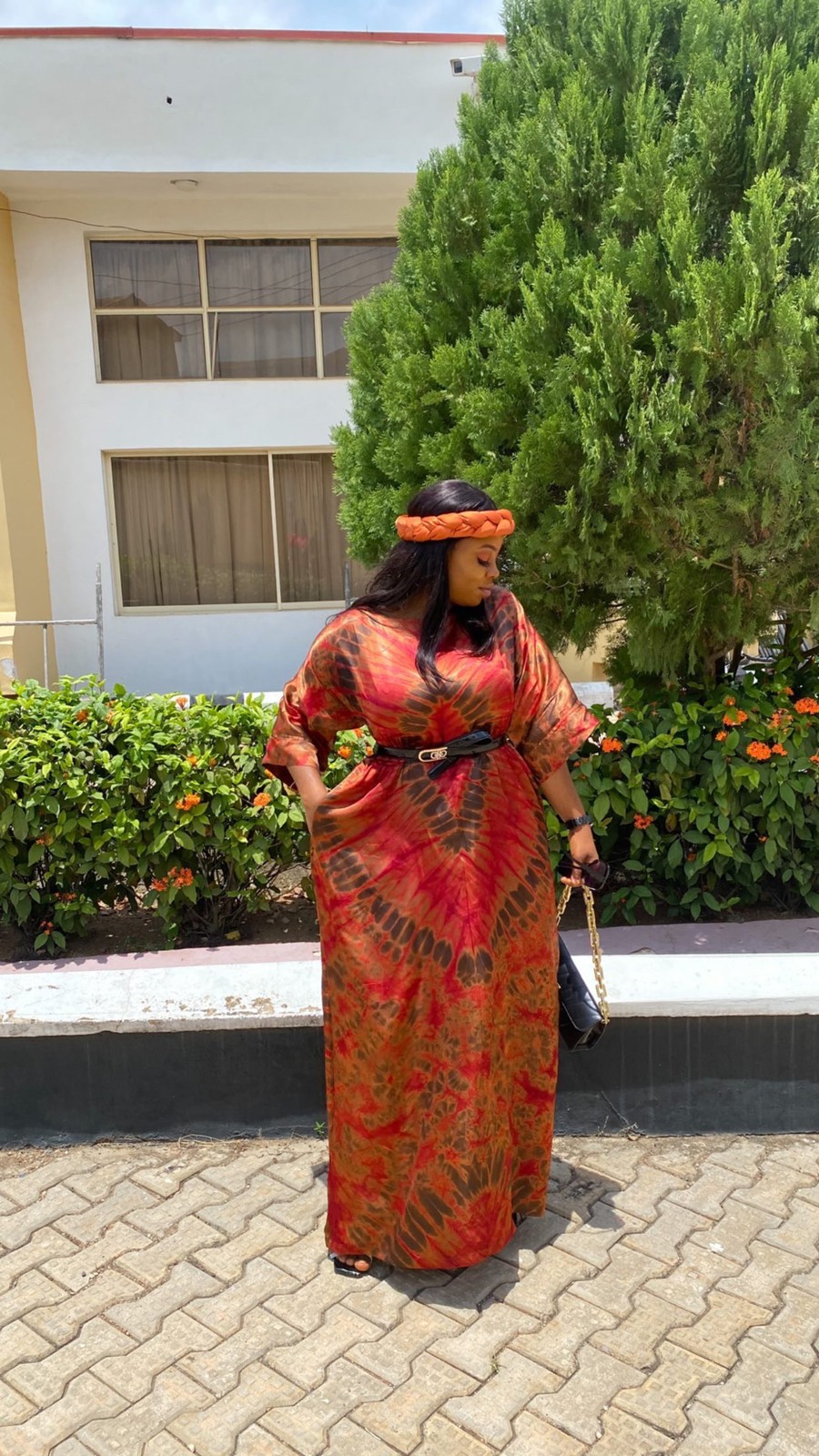 Akidearest Dress Adire gown by miniekut-designs - Long dresses - ANKA