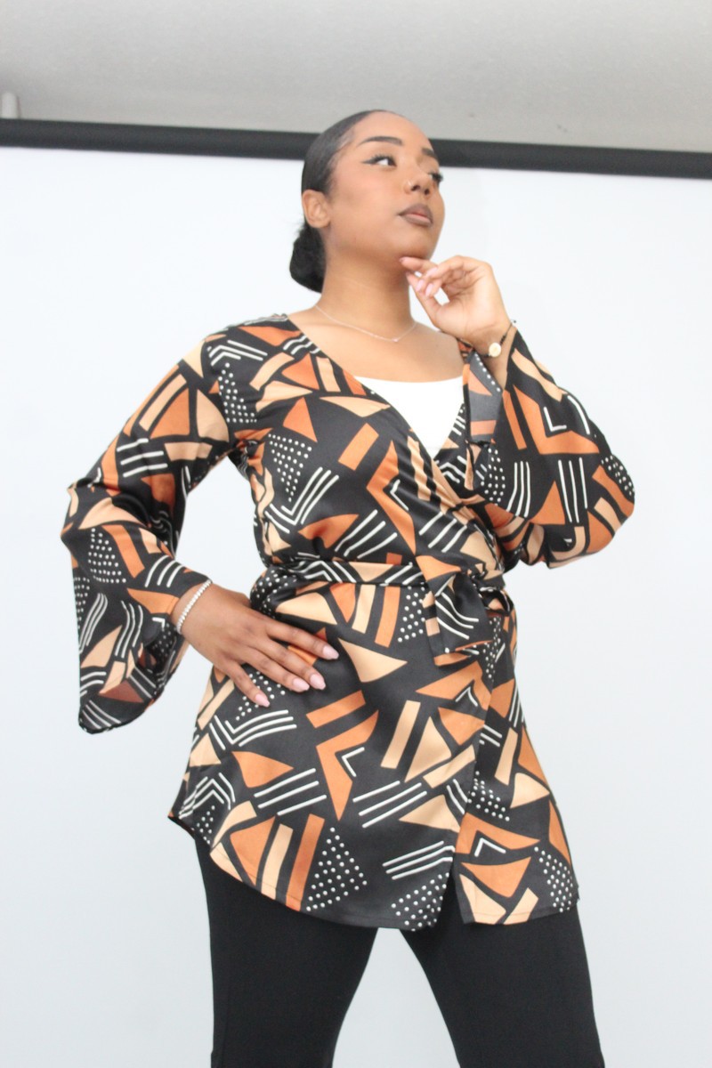 Modele Pagne Bogolan Bogolan Echata Wrap Tunic By Sare Wrap