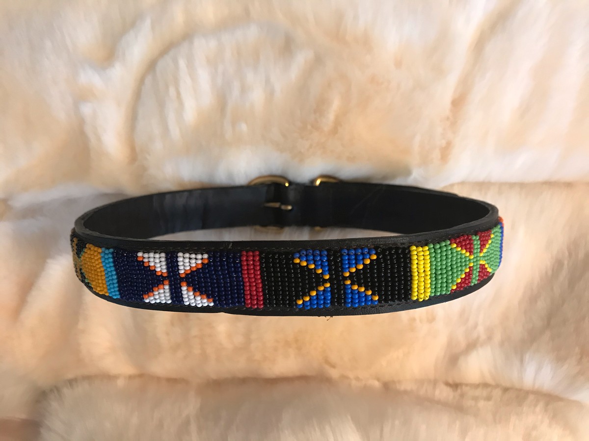 maasai beaded dog collars