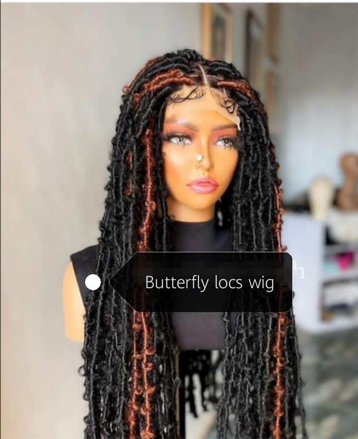 Butterfly locs wig by Wigs Afrikrea