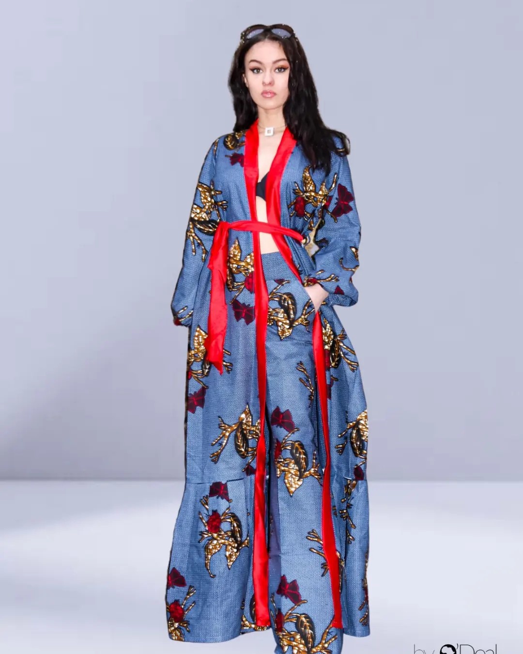 matching kimono maxidress by by-odeal 