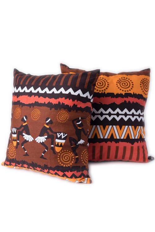 large patterned cushions