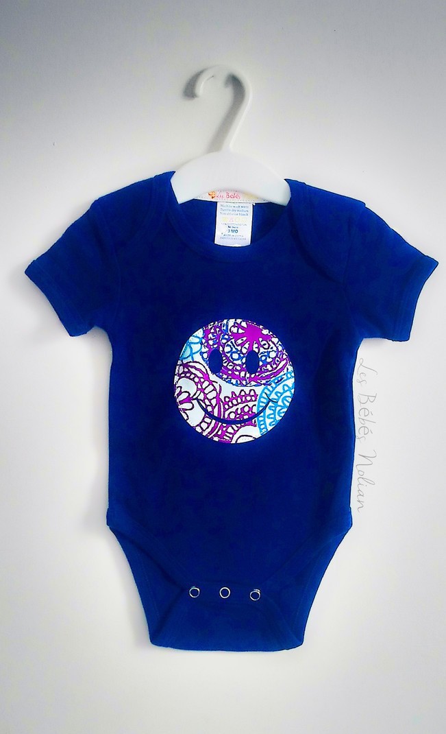 navy blue bodysuit baby