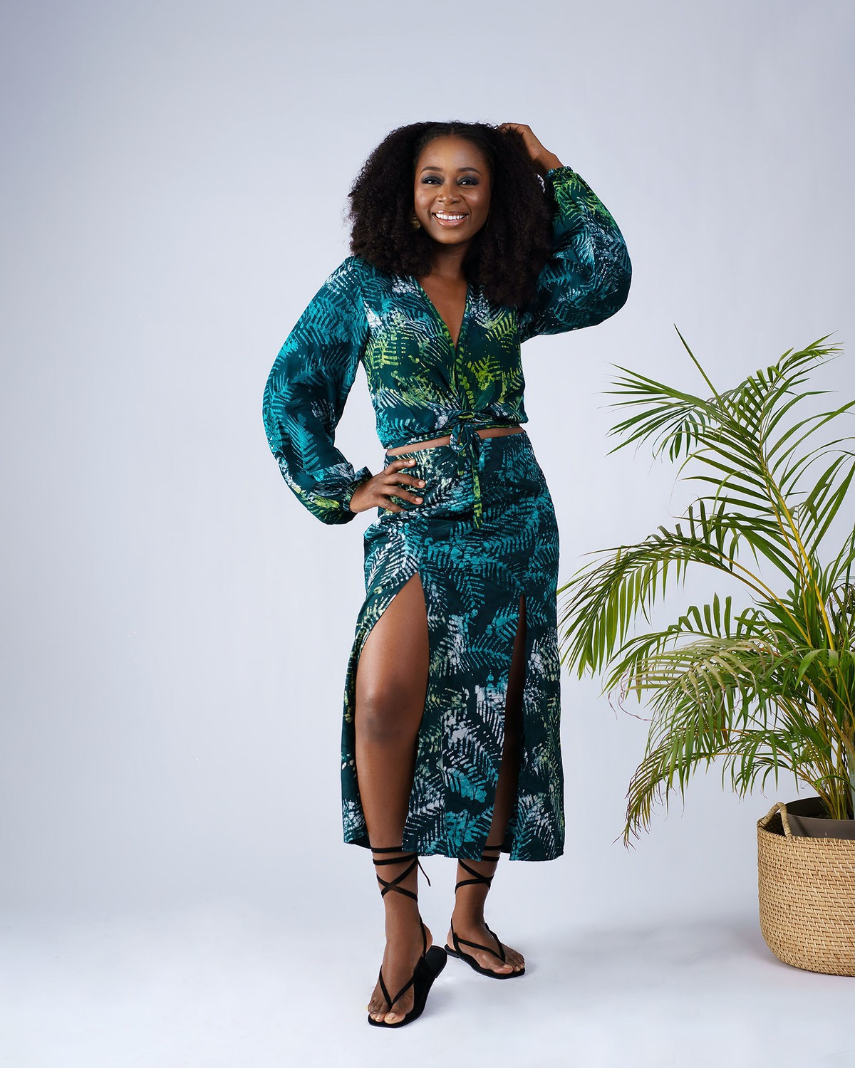 Senchi Set in Forest Green by 