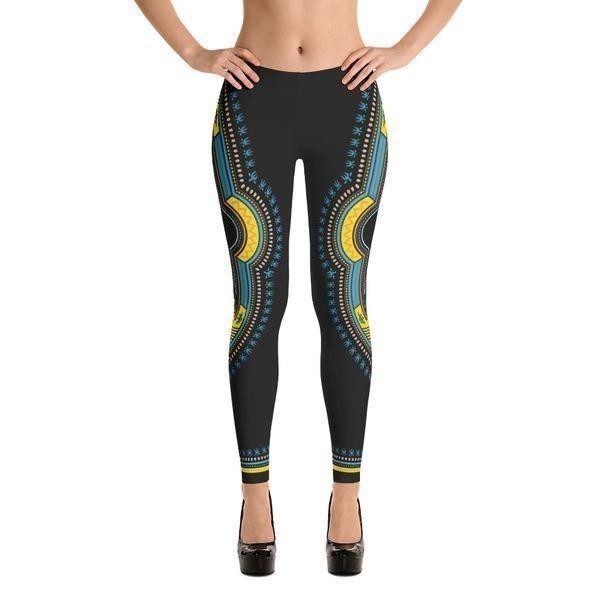 Dashiki Print Leggings by afr-clothing 