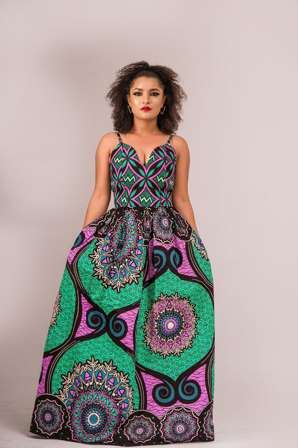 african print maxi dresses
