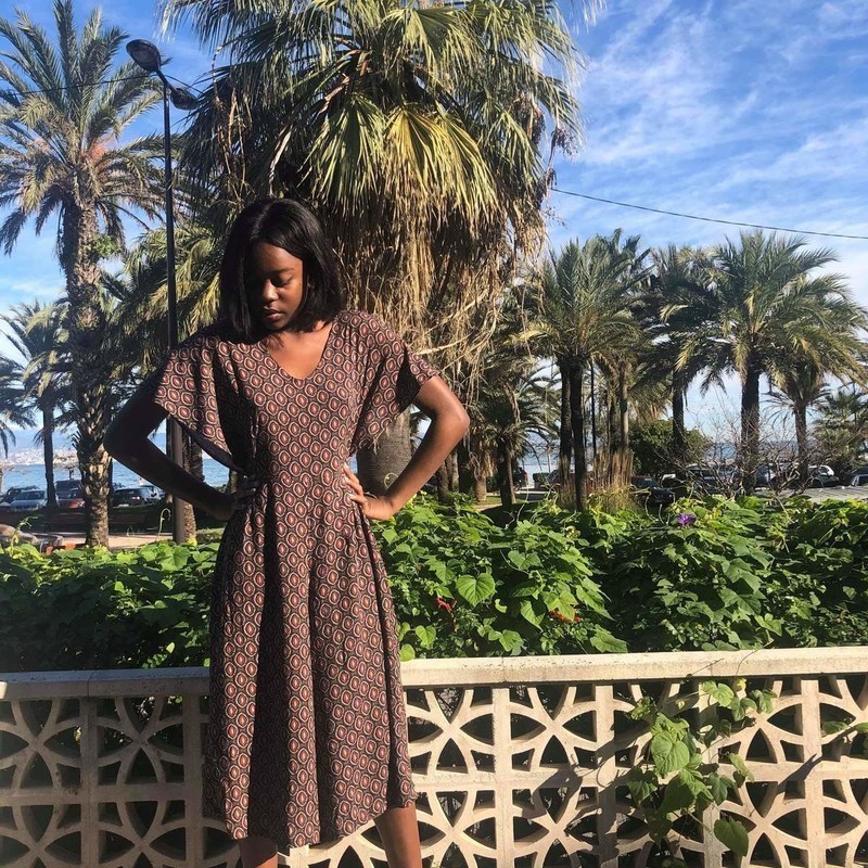 ethnic print jumpsuit