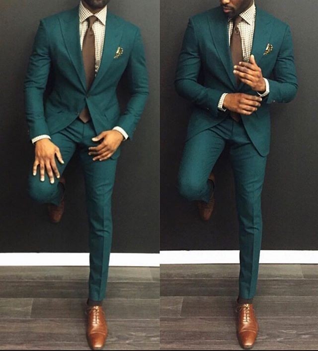 Exotic tuxedo fitted blazer+pant 