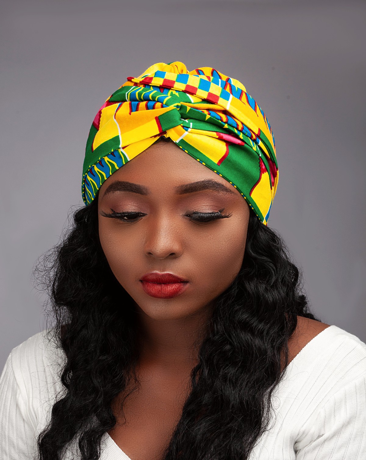 satin lined baby turban