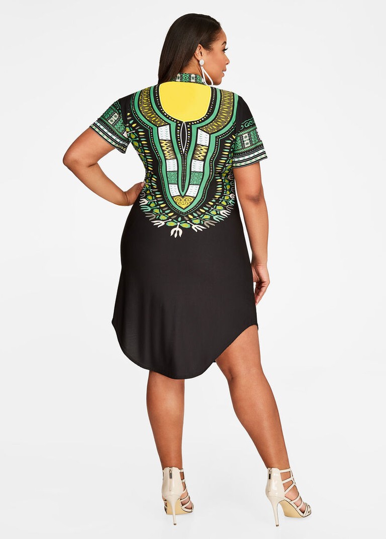 dashiki mini dress