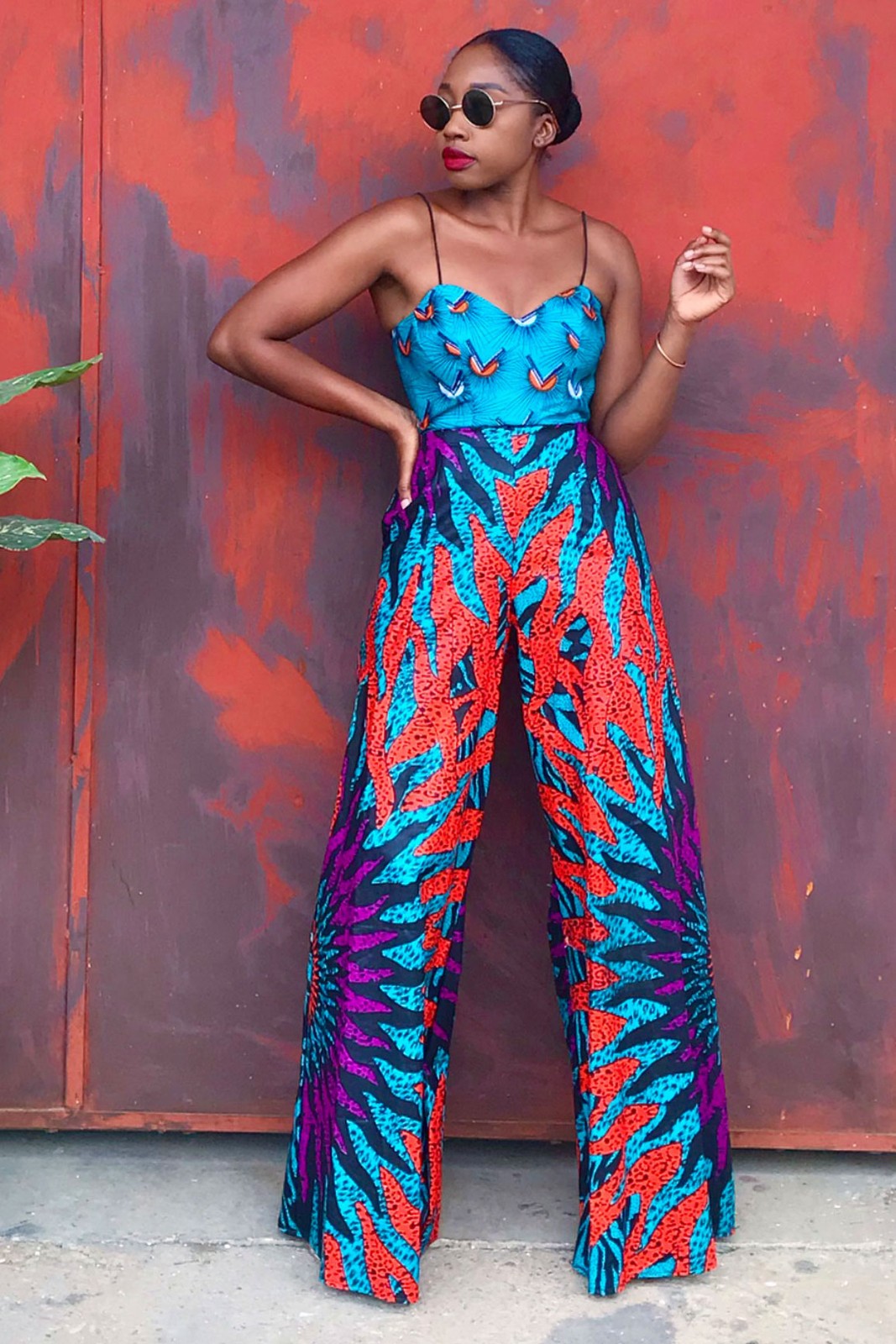 petite palazzo jumpsuit