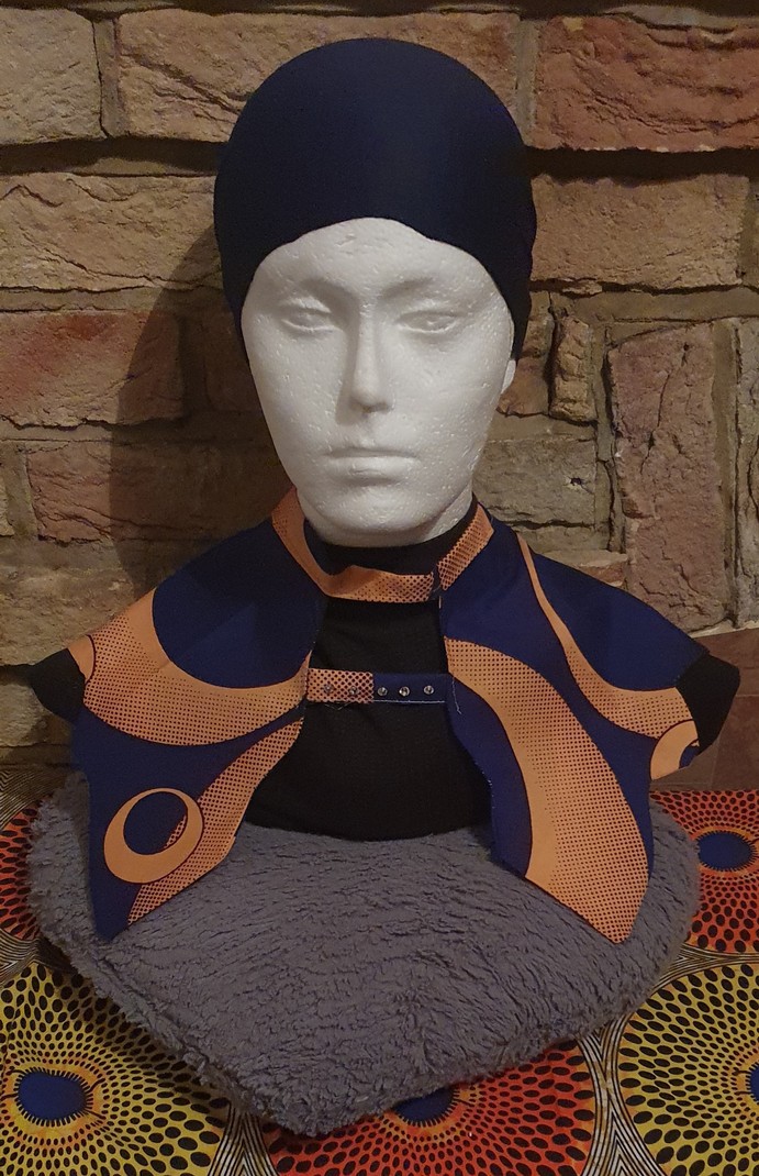 African collar necklace by fabyafrokreyolcreations Removable colla