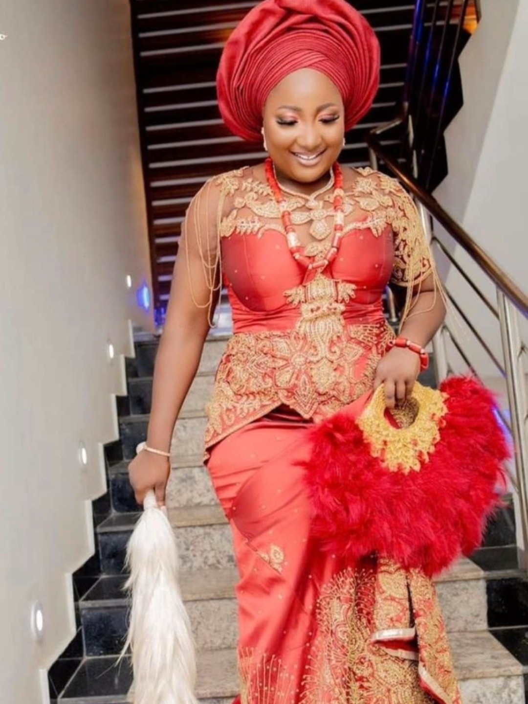 nigerian traditional wedding fans