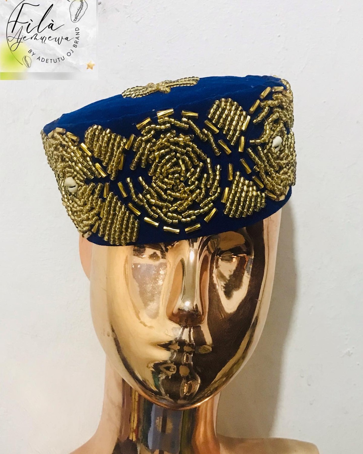 African hat / cap for men by adetutuojbrand - Men Traditional Clothings