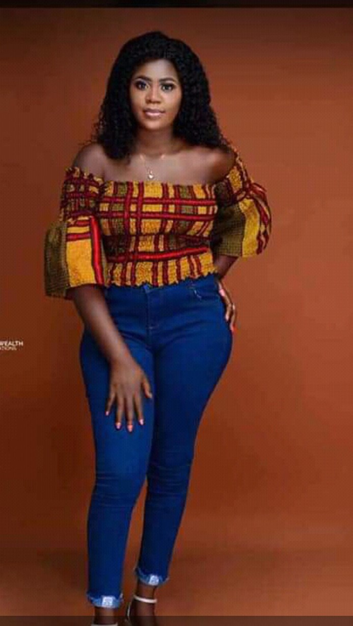 Femcy Ankara crop top, easy wear by 