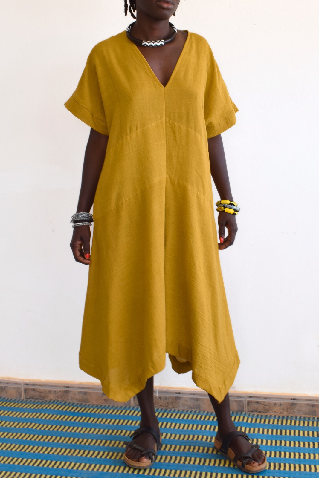 mustard beach cover up