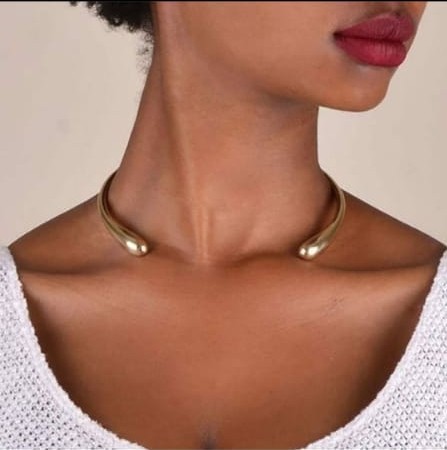 open collar necklace by gladysjewellers 